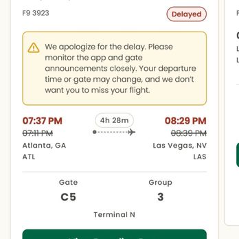 Frontier Airlines - Delay - Airlines Near Me - Atlanta, Georgia