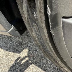 Margaritaville Vacation Club by Wyndham - Atlanta - Here's where the valet curbed my tire and gouged my tire and bent my wheel.