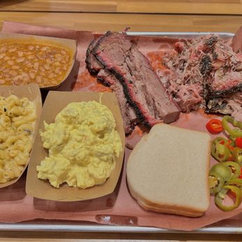 Caldwell County BBQ - Pulled pork Brisket Mac n cheese  Potato salad - Barbeque Near Me - Peoria, Arizona