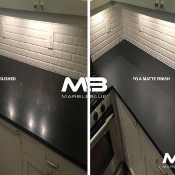 MarbleBLU - Granite honing from a polished finish to a matte. - Flooring Near Me - New York, New York