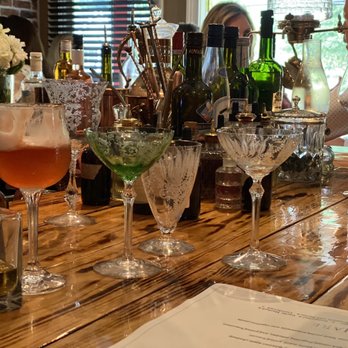 Barrel and Fork - Vintage Prohibition era glassware is just beautiful. - American Near Me - Cornelius, North Carolina Barrel and Fork - Vintage Prohibition era glassware is just beautiful. - American Near Me - Cornelius, North Carolina