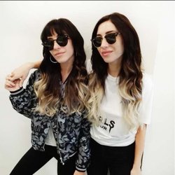 Kiki Hair Extensions - Kiki Hair & Extensions clients Lisa & Jessica from The Veronicas!