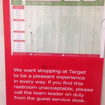 Target - Well today is April 21st and I'm with my five year old using the restroom. The paper is from yesterday and there's a swear on it - Department Stores Near Me - O Fallon, Missouri