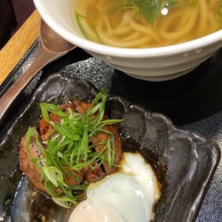Duck patty udon