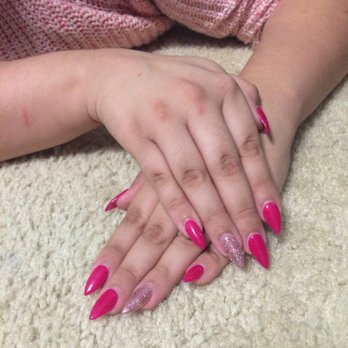 Nail Lounge and Spa - Acrylic with gel polish, beautiful work! - Day Spas Near Me - Hurst, Texas Nail Lounge and Spa - Acrylic with gel polish, beautiful work! - Day Spas Near Me - Hurst, Texas