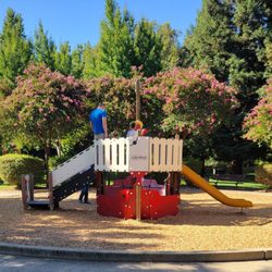 Hillsborough Park - Pirate boat small playground