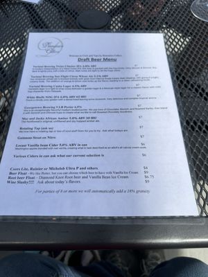 Menu photo 2 Cork and Taps by Domanico Cellars Prosser, WA