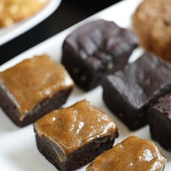 Caramel Avocado Brownies