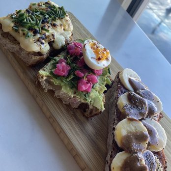 Green Collective Eatery  - Toast Flight - Apres ski, avocado toast, ab&j - Breakfast & Brunch Near Me - Denver, Colorado