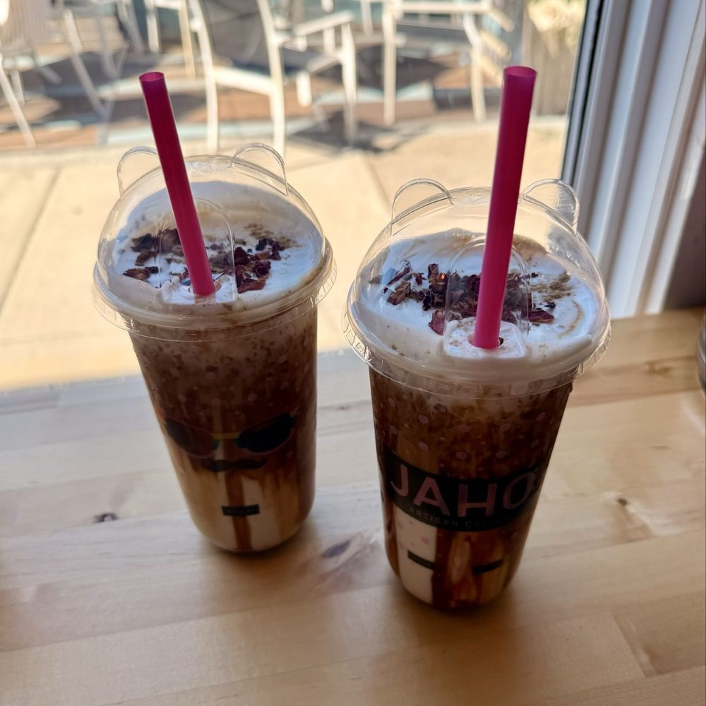 Jaho Coffee & Tea - Kataifi iced lattes - Coffee & Tea Near Me - Salem, Massachusetts Jaho Coffee & Tea - Kataifi iced lattes - Coffee & Tea Near Me - Salem, Massachusetts