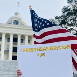 Alabama State Capitol - The #freetheAmericans #j6 rally at the Beautiful Montgomery state capitol.