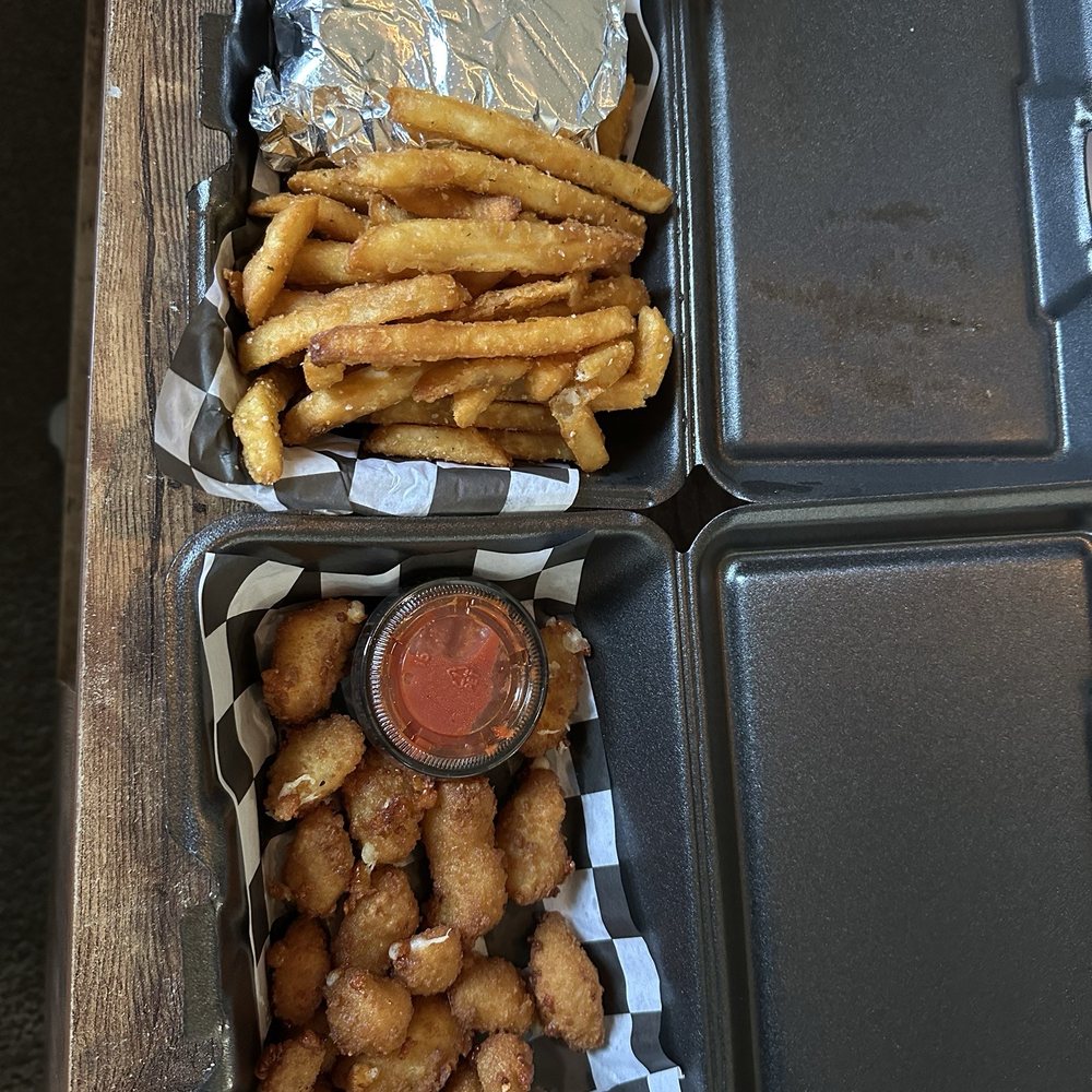 Bobby makes THE best burgers in town! The burger, fries, and cheese curd's hit every time and are full of flavor. Bobby makes THE best burgers in town! The burger, fries, and cheese curd's hit every time and are full of flavor.