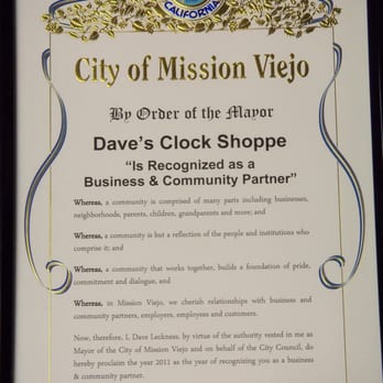 Dave's Clock Shoppe - Watches Near Me Dave's Clock Shoppe - Watches Near Me