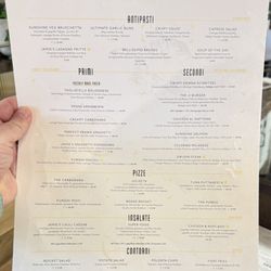 Jamie's Italian - Menu - June 2025
