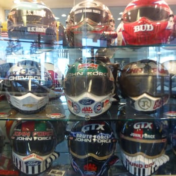 John Force Racing Event Rentals - John's racing helmets - Venues & Event Spaces Near Me - Yorba Linda, California John Force Racing Event Rentals - John's racing helmets - Venues & Event Spaces Near Me - Yorba Linda, California
