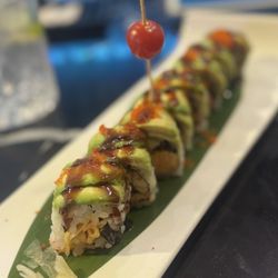 Kyoto Hibachi Sushi & Bar - Green dragon roll.