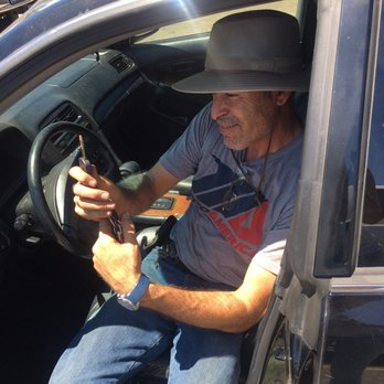 Lockyard - Semko admiring the super tricky and difficult to make Lexus key. Call him to make your keys! - Keys & Locksmiths Near Me