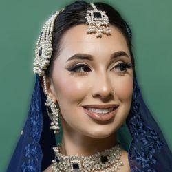 Bridal makeup and hairstyle