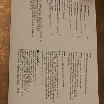 Metropole - Drink menu - New American Near Me - Cincinnati, Ohio Metropole - Drink menu - New American Near Me - Cincinnati, Ohio