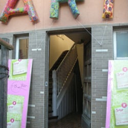 Atelier Dagmar Ohrndorf - Eingang zum Haus am Tag der offenen Ateliers