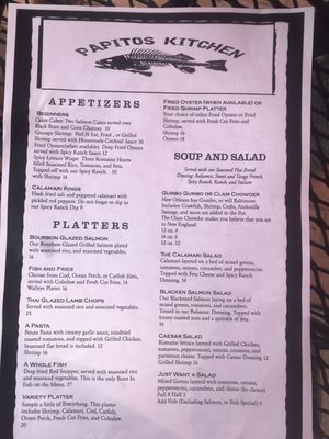 Menu photo 7 Papito's Kitchen Baltimore, OH