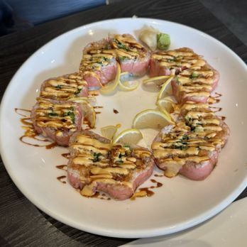 Sushi Monster - Butterfly roll (not on the menu) - Sushi Bars Near Me - Farmington, Utah Sushi Monster - Butterfly roll (not on the menu) - Sushi Bars Near Me - Farmington, Utah