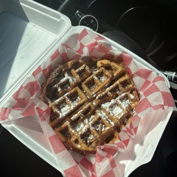 Wafflez-N-Creamz - Nutella waffle be sure to ask for extra butter - Ice Cream & Frozen Yogurt Near Me - Humble, Texas