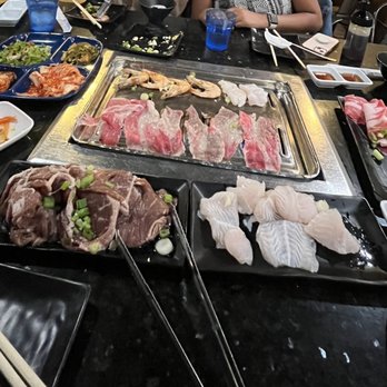 Gogi Time - all you can eat - brisket, bulgogi, fish, shrimp, and banchan - Korean Near Me - Oakland, California