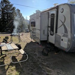 Arkansas River Rim Campground - Our spot.