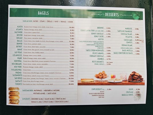Menu photo 1 Bagels and Brownies Paris, 75