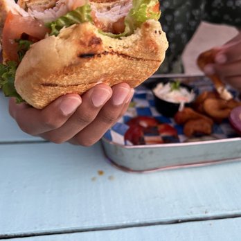 Bayside Grille & Sunset Bar - Bayside Mahi Sandwich (the ) - Seafood Near Me - Key Largo, Florida