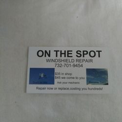 On The Spot Windshield - Fix That Stone Chip Before It Speards!!!