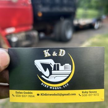 K&D DirtWorks - Business cards. - Excavation Services Near Me K&D DirtWorks - Business cards. - Excavation Services Near Me