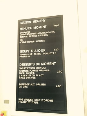 Menu photo 3 Maison Healthy Paris, 75