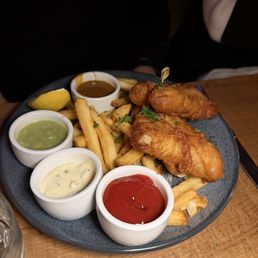 Fish and chips Fish and chips