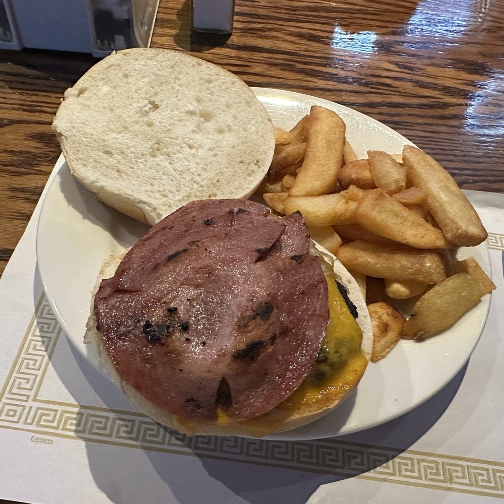 Ye Olde Rathskeller - Burger with Taylor Ham - Sandwiches Near Me - Cranford, New Jersey Ye Olde Rathskeller - Burger with Taylor Ham - Sandwiches Near Me - Cranford, New Jersey