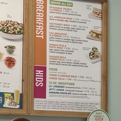 Tropical Smoothie Cafe - Menu