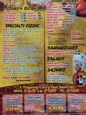 Menu photo 7 Douggy Fresh Pizza Fresno, CA