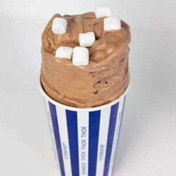 Iceberg Drive Inn - A Regular Rocky Road shake.