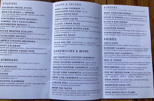 Menu photo 3 Moby Dick Brewing New Bedford, MA
