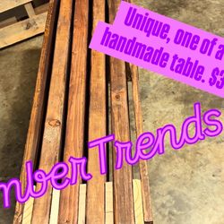 Timber Trends - Custom, unique bench or table