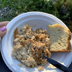 Bonners Ferry Log Inn - Oatmeal & locally baked lemon bread