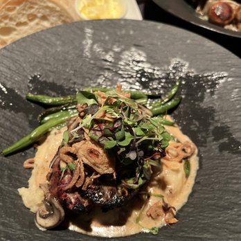 South Bend Bistro - Filet w a lovely parsnip puree - French Near Me - Bend, Oregon