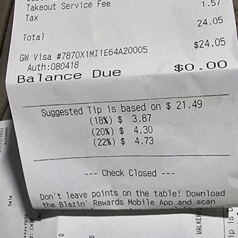 Buffalo Wild Wings - Bill - Chicken Wings Near Me - Lakeland, Florida