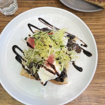 Benchmark - forest mushroom avocado toast - New American Near Me - Santa Ana, California