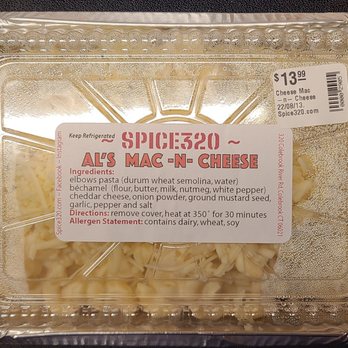 Spice 320 - Al's mac-n-cheese - Herbs & Spices Near Me - Colebrook, Connecticut Spice 320 - Al's mac-n-cheese - Herbs & Spices Near Me - Colebrook, Connecticut