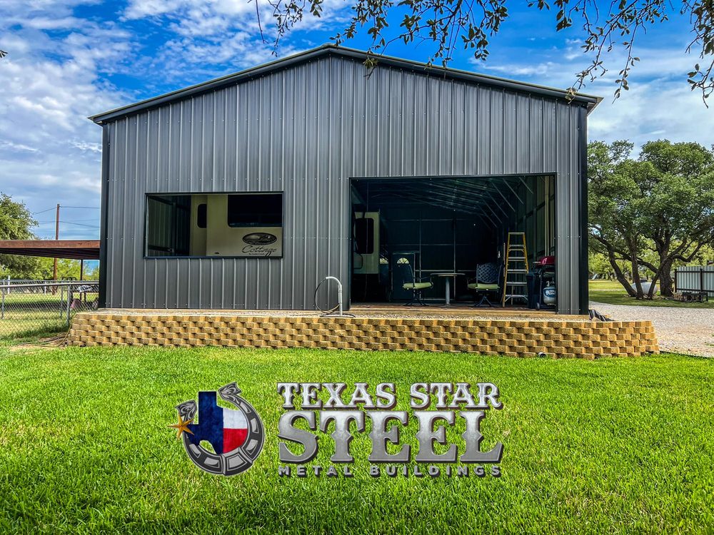 Slide of Texas Star Steel Metal Buildings
