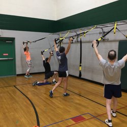 Change Your Body Boot Camp - We have members rotate between 2 or 4 stations depending on the goal.  This is an upper body, paired with a lower body.
