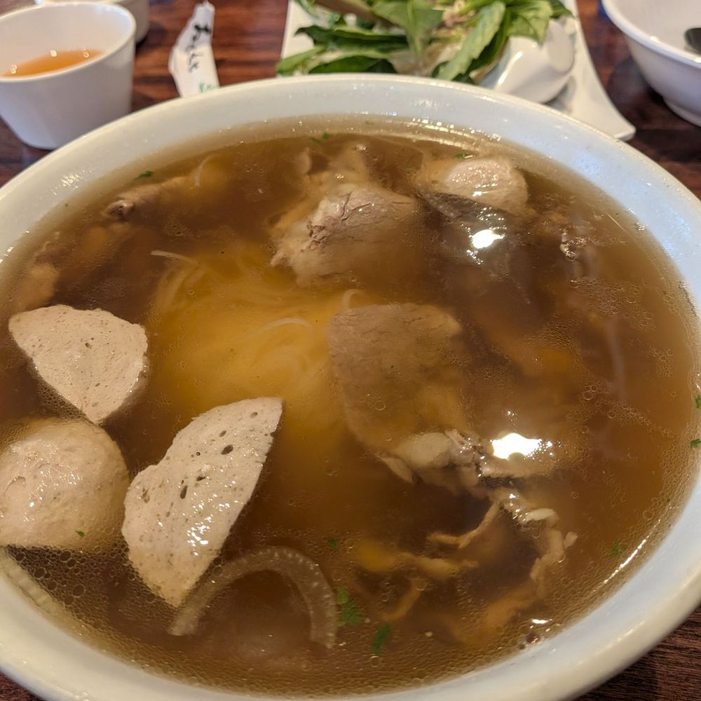 Cyclo Vietnamese Cuisine - P12 brisket and meatballs pho without cilantro - Vietnamese Near Me - Chandler, Arizona