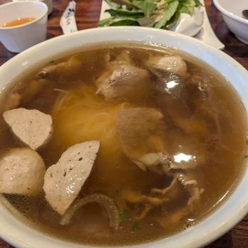Cyclo Vietnamese Cuisine - P12 brisket and meatballs pho without cilantro - Vietnamese Near Me - Chandler, Arizona